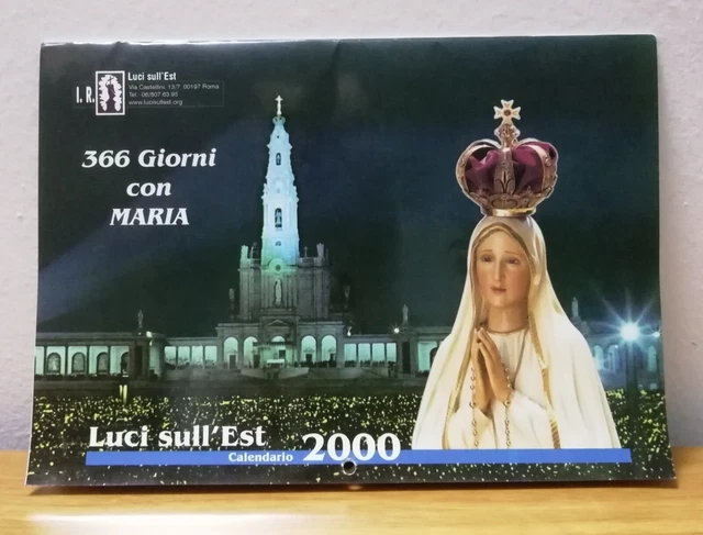 Calendario luci sull'Est Anno 2000, come nuovo.