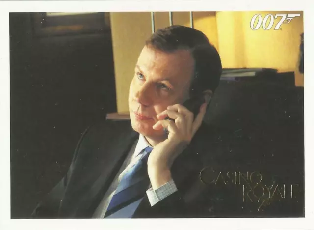 James Bond Archives 2014 - 088 Casino Royale Gold Parallel Card #025/125