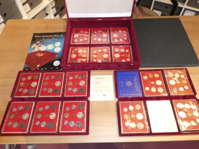 KMS Vatikan 1963 bis 1978, plus KMS 2007, herrliche Edition, feinste Erhaltung