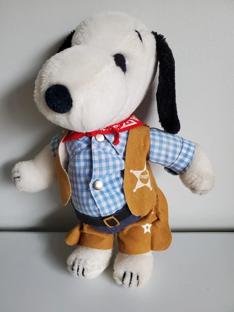 Figurine Snoopy Joueur De Hockey - Peanuts - United Features - PVC - Très Bon état - Occasion