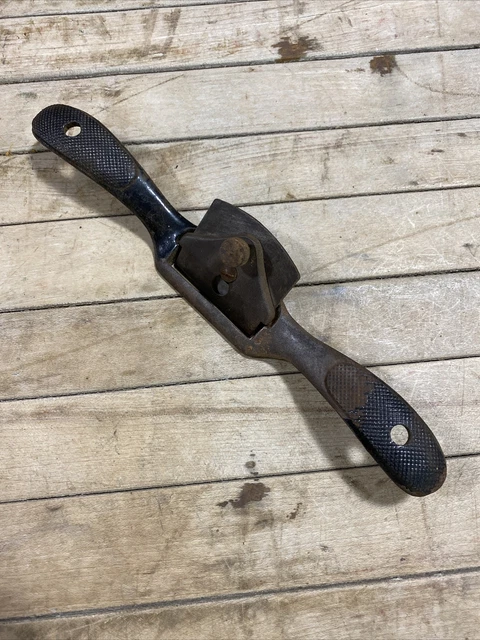 Vintage Stanley No 51 Plane Block Logo Drawknife Spokeshave Tool