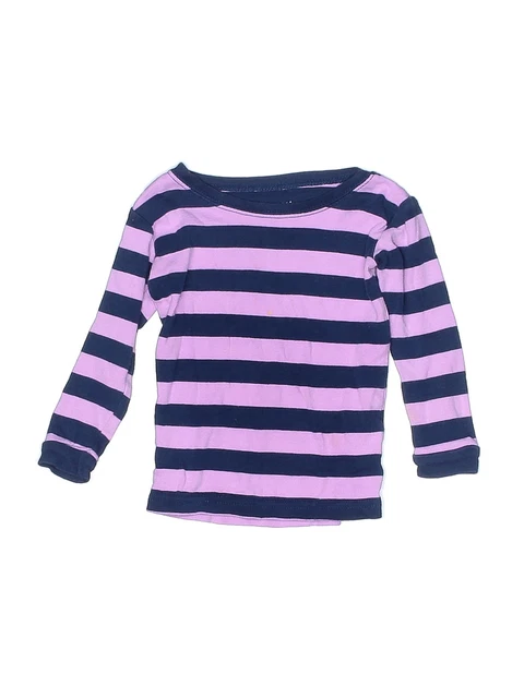 Leveret Girls Blue Long Sleeve T-Shirt 24 Months