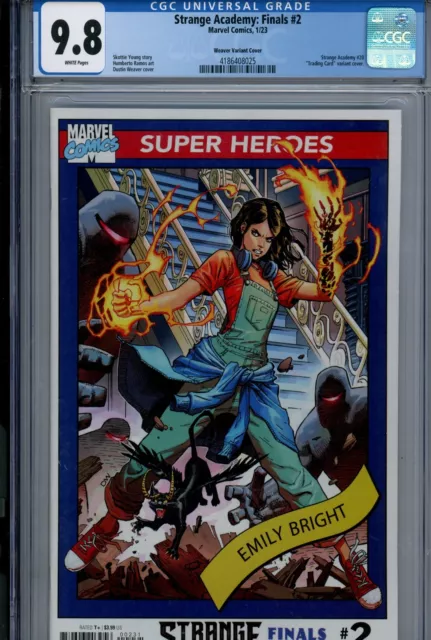 Strange Academy Finals #2 Marvel CGC 9.8 NM/M (2022) Dustin Weaver Variant