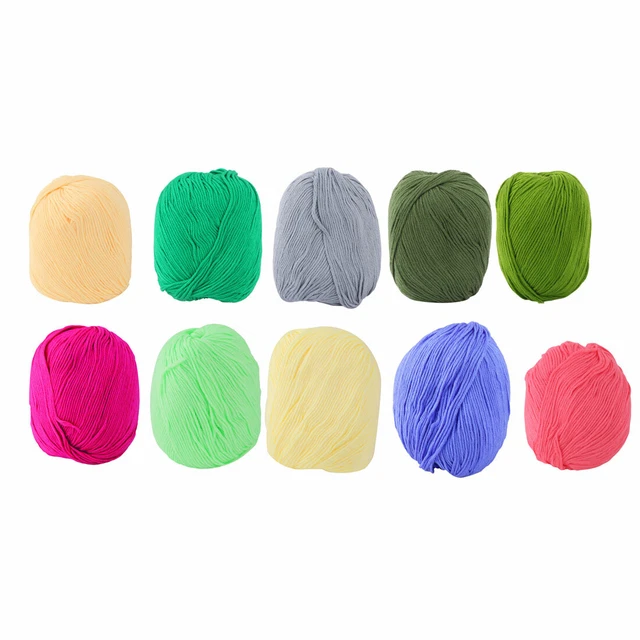 Indoor Women Hat Scarf DIY Handicraft Crochet Knitting Weaving Yarn 50g