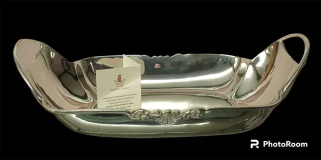 svuotatasche Vassoio argento sheffied grande contenitore vassoi cucina moderno