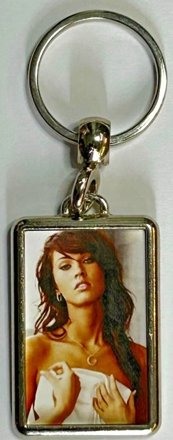Megan Fox Silver Plated Metal Keyring #1 Transformers