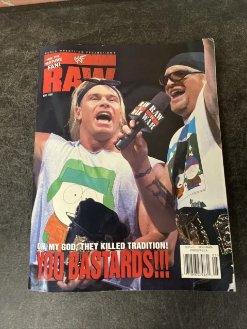 WWF (World Wrestling Federation) RAW Magazine May 1998 / S4