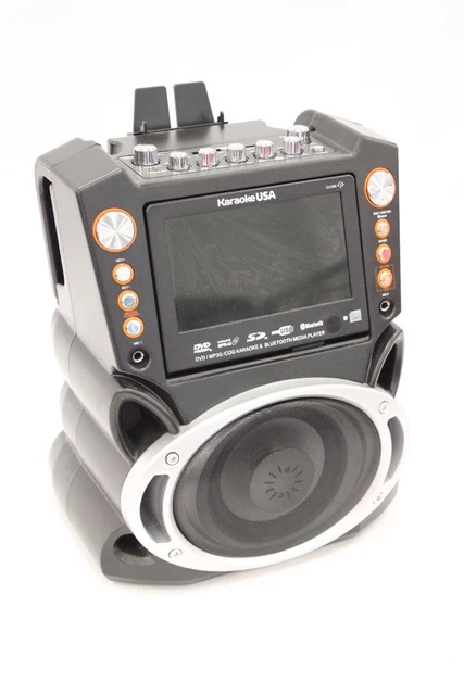 KARAOKE USA GF846 DVD/CDG/MP3G Karaoke Player, Bluetooth, 7" TFT Screen - T19 KARAOKE USA GF846 DVD/CDG/MP3G Karaoke Player, Bluetooth, 7" TFT Screen - T19