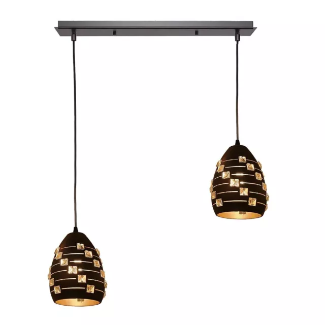 Vintage Industrial Retro Style Metal Lamp Shade Ceiling Hanging Pendant Light UK