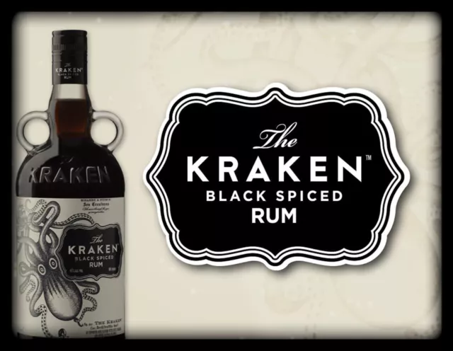 Vintage Retro Kraken Black Spiced Rum Bar Pub Shed Man Cave Wall Metal SIGN