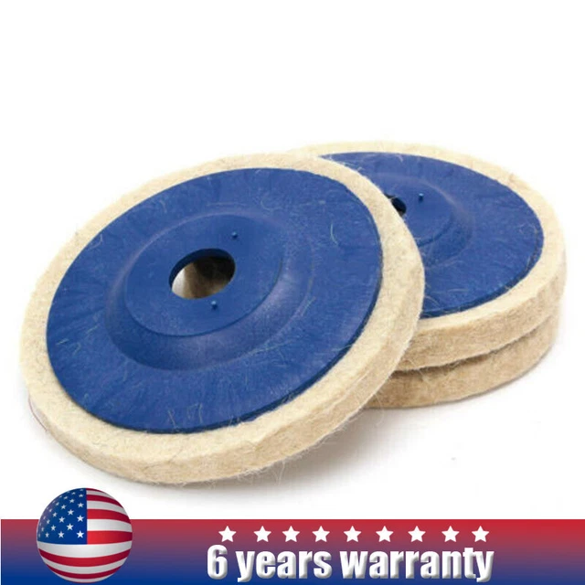 100mm Wool Polishing Wheel Buffing Pads Angle Grinder Wheel Felt Polishing Disc