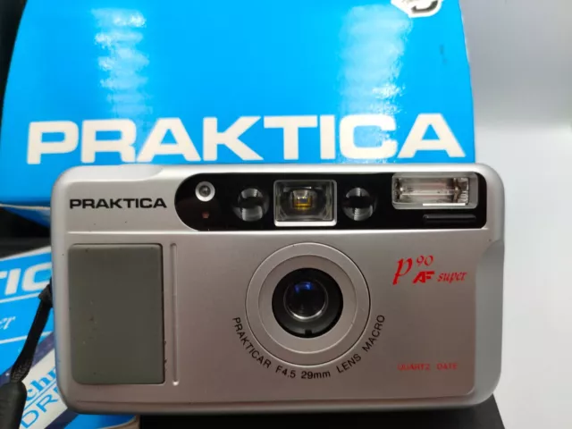 NOS Original Vintage Great Camera Praktica P90 F 4.5 29 mm Lens Macro Video 2000