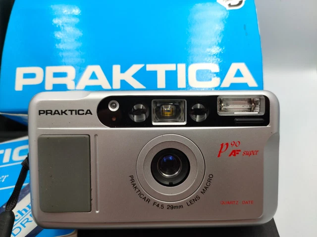 NOS Original Vintage Great Camera Praktica P90 F 4.5 29 mm Lens Macro Video 2000