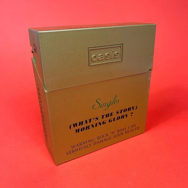 oasis singles cigarette box OASIS: Definitely Maybe (CD, 1996, Set) Creation Records OASIS (What's the story) Morning