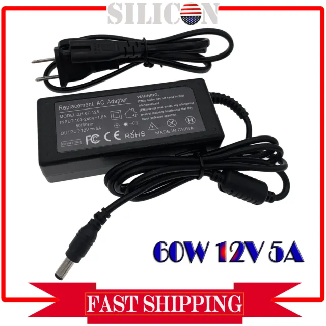 For Acer Nitro XZ272 XZ272U ED320QR AL2051W Monitor AC Adapter Charger Power 12V