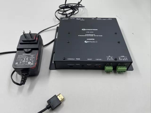 Crestron AM-200 AirMedia Presentation System w/ Power Adapter