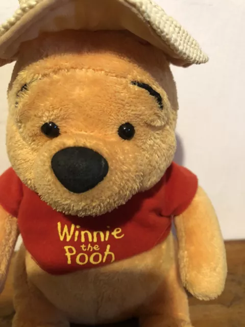 Winnie The Poo  Vintage From Disney Soft Toy Plush 3