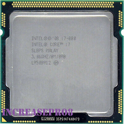 Intel Core I7-860S I7-870 I7-875K I7-880 i5-680 i5-750 i5-760 LGA 1156 CPU