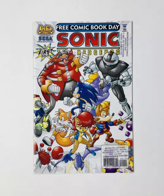 SONIC THE HEDGEHOG Free Comic Book Day Sonic’s First Issue 12.06