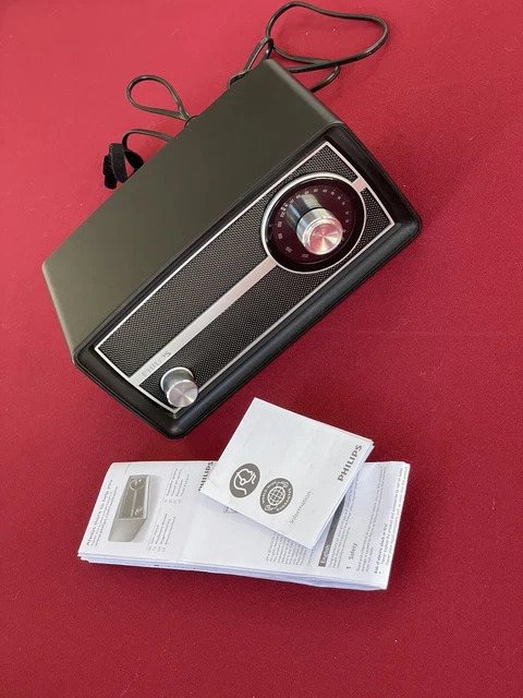 Poste radio PHILIPS style Vintage Fonctionne comme neuf