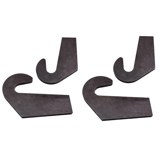 4 Mounting Brackets for Pin Type over the Bucket Loader Pallet Forks Weld 6500lb