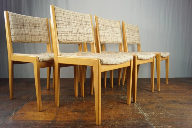 6x Sedie Sala Pranzo Sedia Vintage Mid Century Danish 60er Sedie Polsterstühle