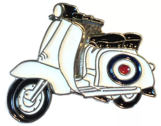 RAF Target On Side Scooter Scooterist MOD Metal Scooter Bike Metal Badge NEW
