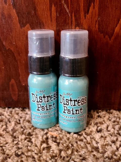 Pinturas de socorro Ranger Tim Holtz 1fl oz - azul - lote de 2 botellas totalmente nuevas selladas