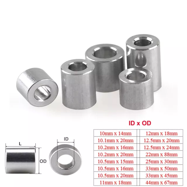 Stainless Steel Spacer - Standoff Collar Stand Off Spacers, M5, M6, M8, M10