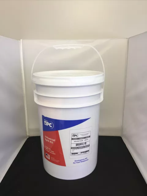 BRADY SPC ABSORBENTS SKA-BKTACID Spill Kit, Chem/Hazmat, White - BUY MORE & SAVE