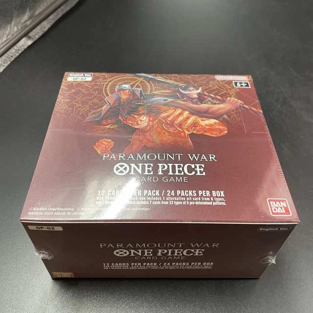 ONE PIECE TCG BOOSTER BOX ENGLISH Paramount War FACTORY SEALED NEW 149.99 PicClick ONE PIECE TCG BOOSTER BOX ENGLISH Paramount War FACTORY SEALED NEW 149.99 PicClick