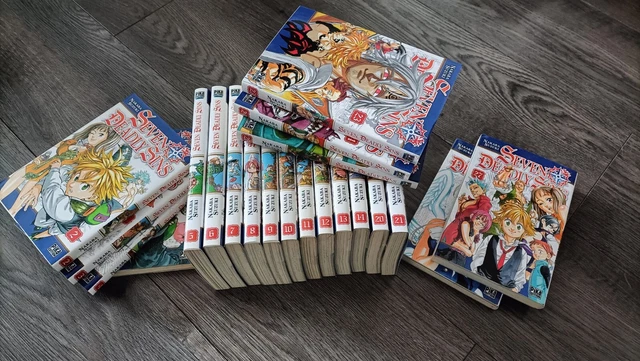 MANGA LOT DE 21 manga Seven Deadly Sins tomes 1 à 14 + 20,21,23,24,26