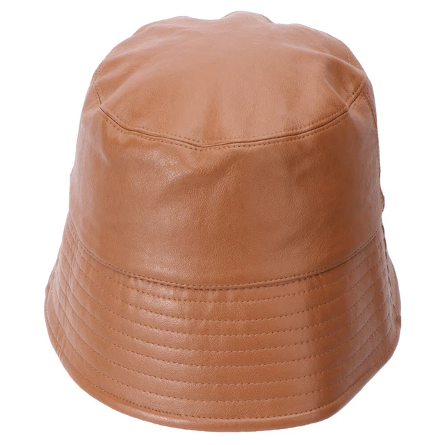 Caldo berretto da pescatore La Hut in lana di agnello cappello da pioggia pelle PU cappe multifunzione