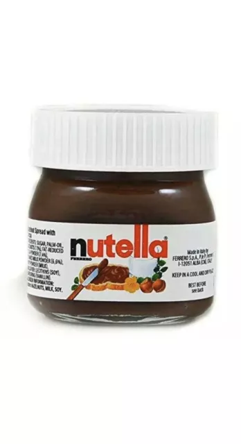 NEW MINI NUTELLA JARS 25g x 16 - FREE POST 2