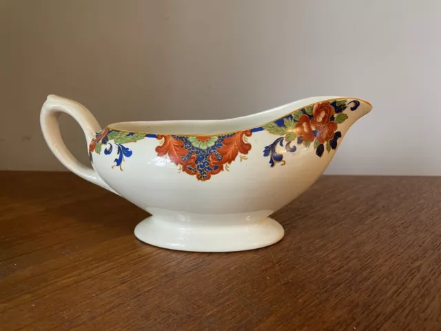 Vintage Art Deco Crown Ducal Ware Gravy Sauce Boat Jug