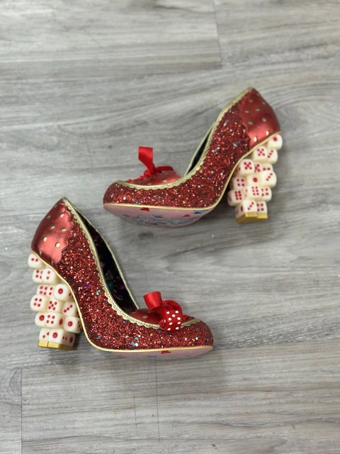 IRREGULAR CHOICE LAS Vegas Character Dice Heels Size 38 150.00 PicClick UK