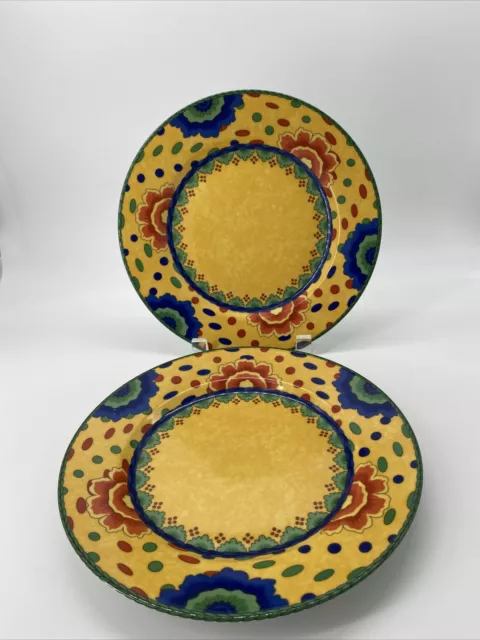 Limoges  By LAURE JAPY GRENADE  Set Of 2 Luncheon Plates