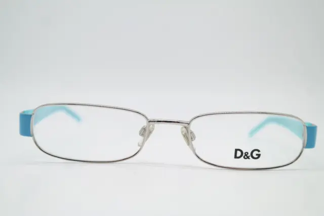 Lunettes Dolce Gabbana DG 5004 Argent Bleu Ovale Monture Lunettes Neuf