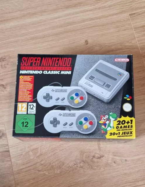 SNES Super Nintendo Classic Mini Spielkonsole - OVP - Originalzustand - Neu