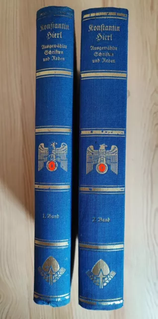 2 Bücher Militär, K. Hierl,  Deutsches Reich, 2. Weltkrieg, Wehrmacht