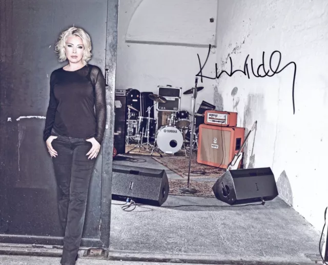 10x8 Photo Personally Autographed by Kim Wilde & COA