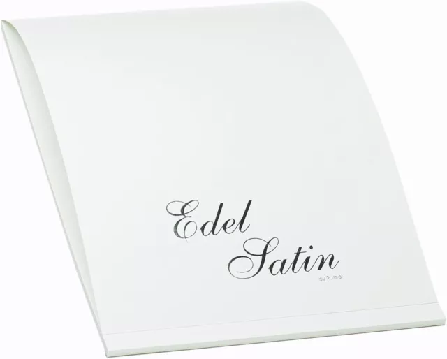 Edel Satin - Briefblock DIN A4 Rössler 40 Blatt, ivory,