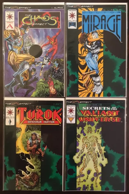 The Chaos Effect crossover, 17 parts, Solar, Rai, Harbinger, Ninjak, Valiant
