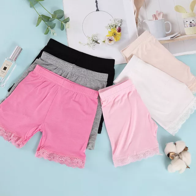 Leggings bambina pantaloni di sicurezza mutande boxer 3-13 anni