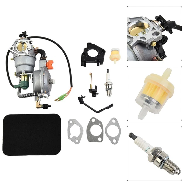 Durable Carburetor Kit Lawn Mower Parts Dual Fuel Carburetor Generator