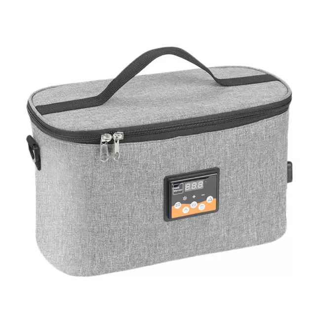 8L 12V Electric Lunch Box Portable Food Warmer Heater Bag For Car Travel Camping