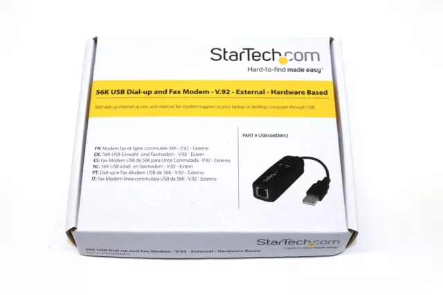 Modem USB56KEMH2 StarTech.com 56K USB Einwahl und Fax Modem V.92