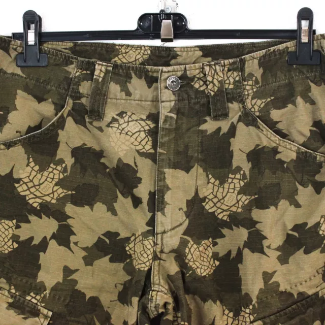 Helly Hansen Hommes W32 Short Camouflage Pantalon Cargo Bermudas Feuilles Combat 2