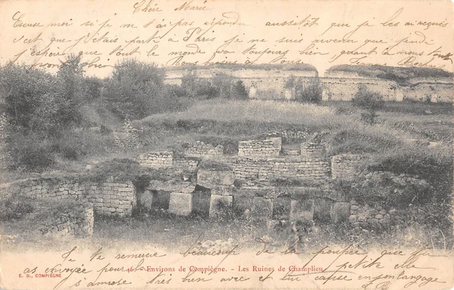 Cpa 60 Env.compiegne / Champlieu Ruins