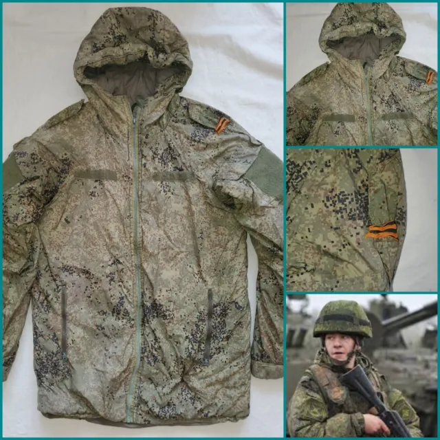 RUSSIAN ARMY CAMO jacket coat uniform patch Ukraine War soldier SZ ...